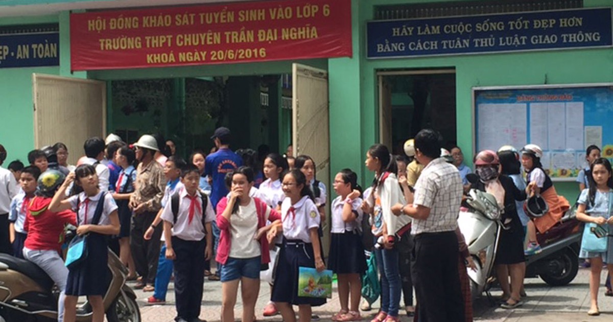 Công bố đề và đáp án bài khảo sát năng lực vào lớp 6 Trần Đại Nghĩa