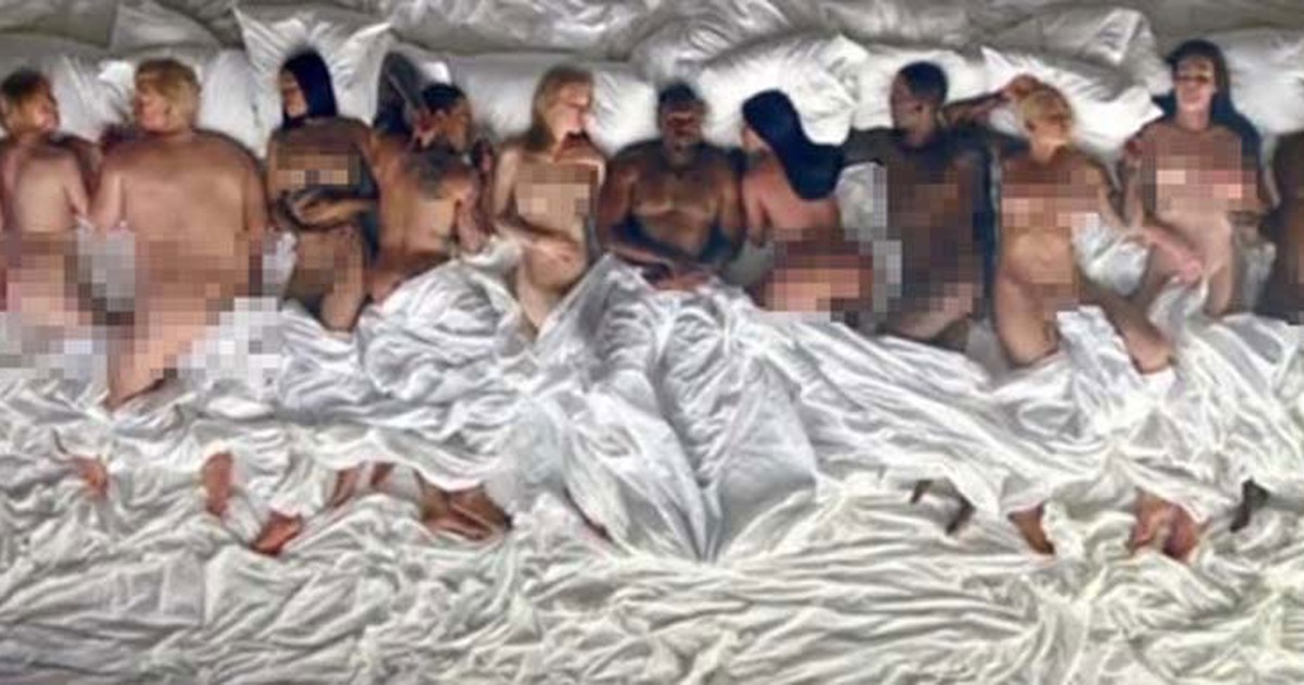 Nhiều ý kiến trái chiều về MV có cảnh nude gây sốc của Kanye West