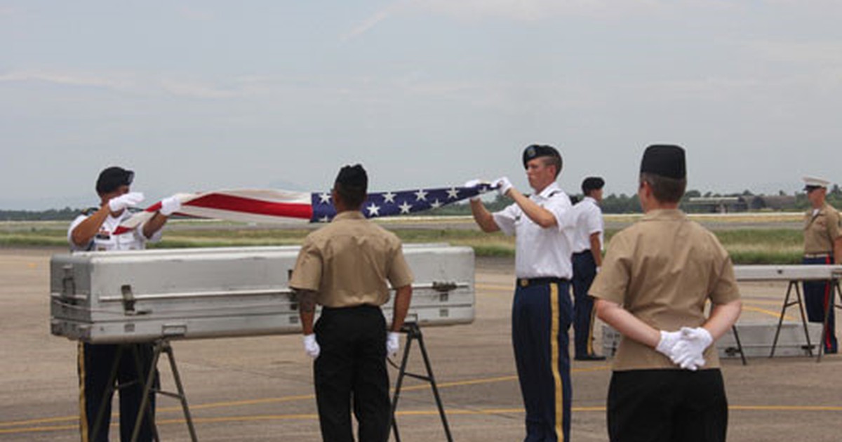 Lễ hồi hương hài cốt quân nhân Mỹ