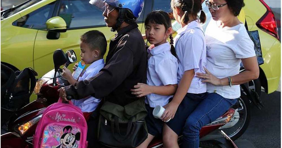 Thái Lan là nước có tỷ lệ người đi xe máy tử vong cao nhất thế giới
