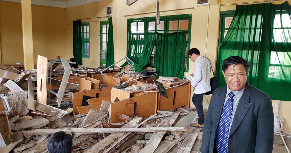 Vụ 'sập sàn phòng học': Kiểm tra việc thu tiền cơ sở vật chất đầu năm