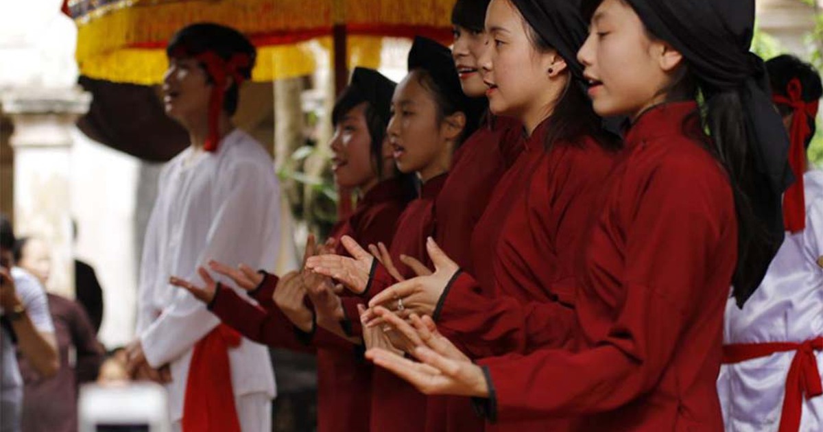 Hát xoan thoát khỏi tình trạng khẩn cấp