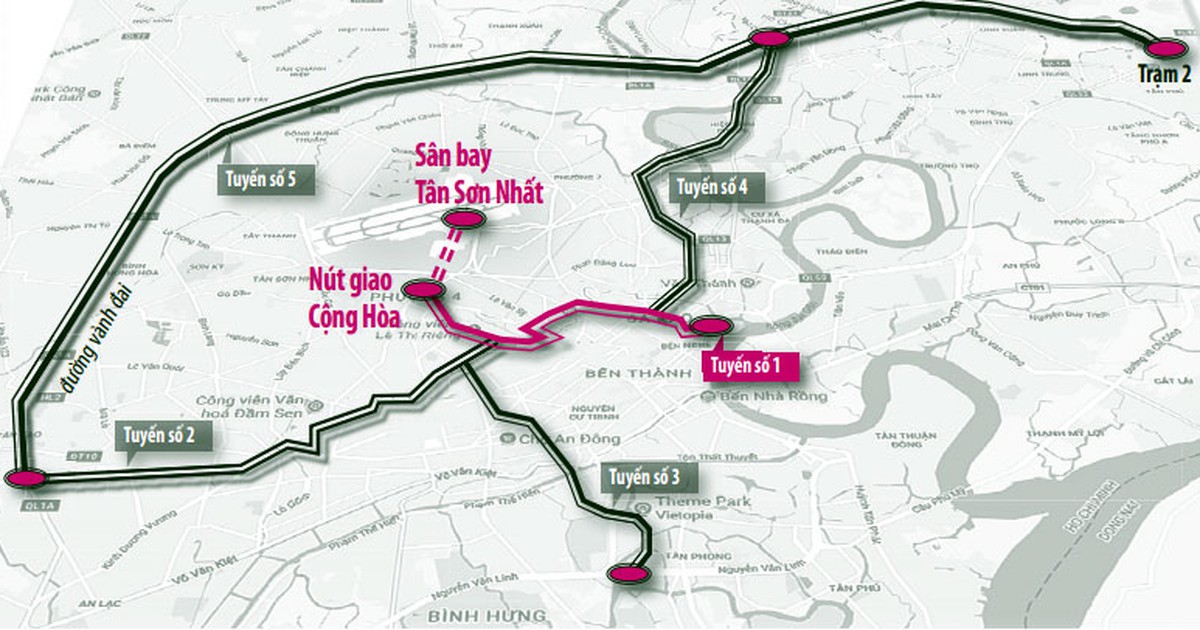 Đường trên cao 'bỏ quên' sân bay