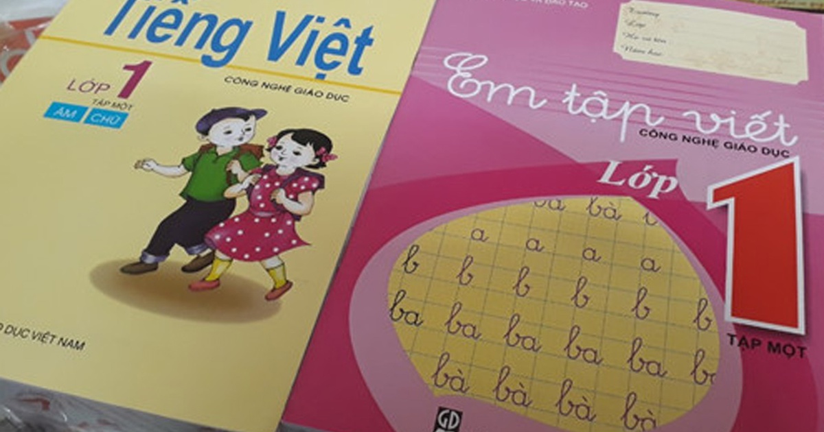 Bộ GD-ĐT thông báo thẩm định sách giáo khoa lớp 1 mới