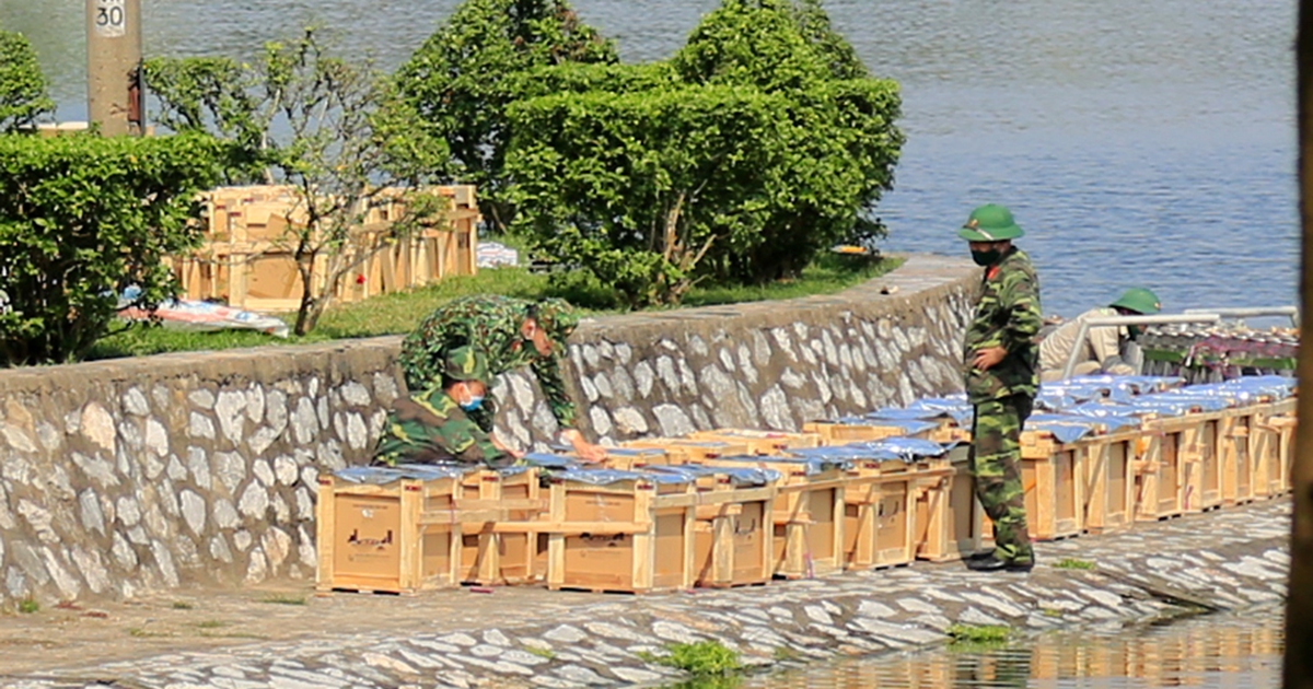Kiểm soát nghiêm ngặt ở địa điểm bắn pháo hoa duy nhất tại Hà Nội