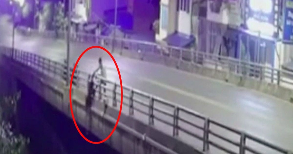 Công an xác minh việc cô gái tuột khỏi tay bạn trai rơi xuống cầu ở Thái Nguyên