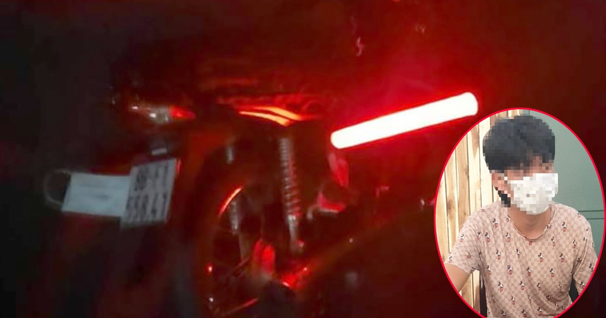 Sợ bị phạt, thanh niên điều khiển xe máy tông trung úy công an bị thương