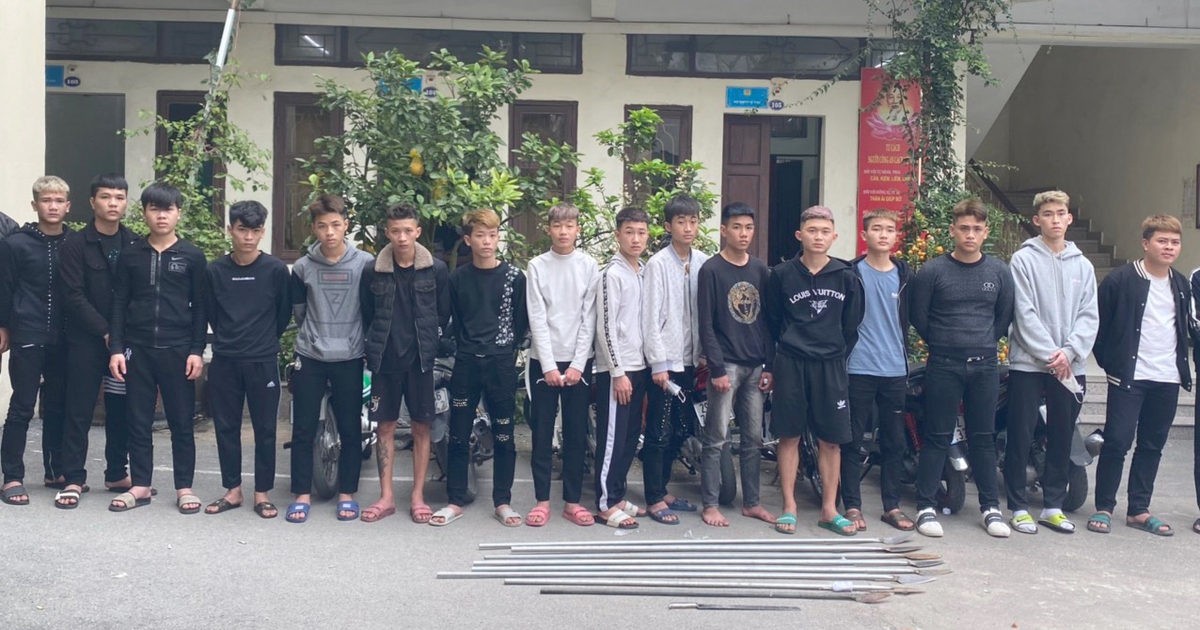 Tạm giữ 18 thanh niên hẹn nhau hỗn chiến để 'giải quyết mâu thuẫn'