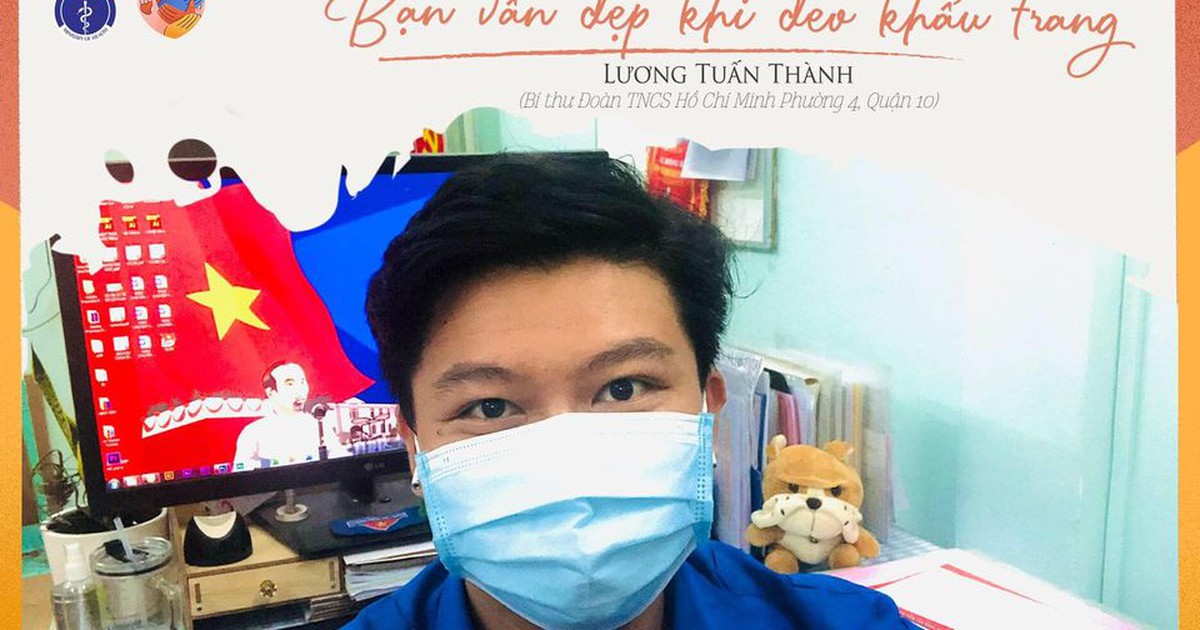 Người trẻ hưởng ứng thông điệp 'Bạn vẫn đẹp khi đeo khẩu trang' của Bộ Y tế