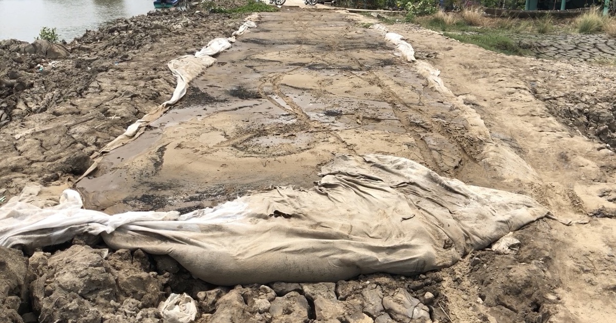 Dự án bờ bao sông Thị Tường có nhiều sai sót