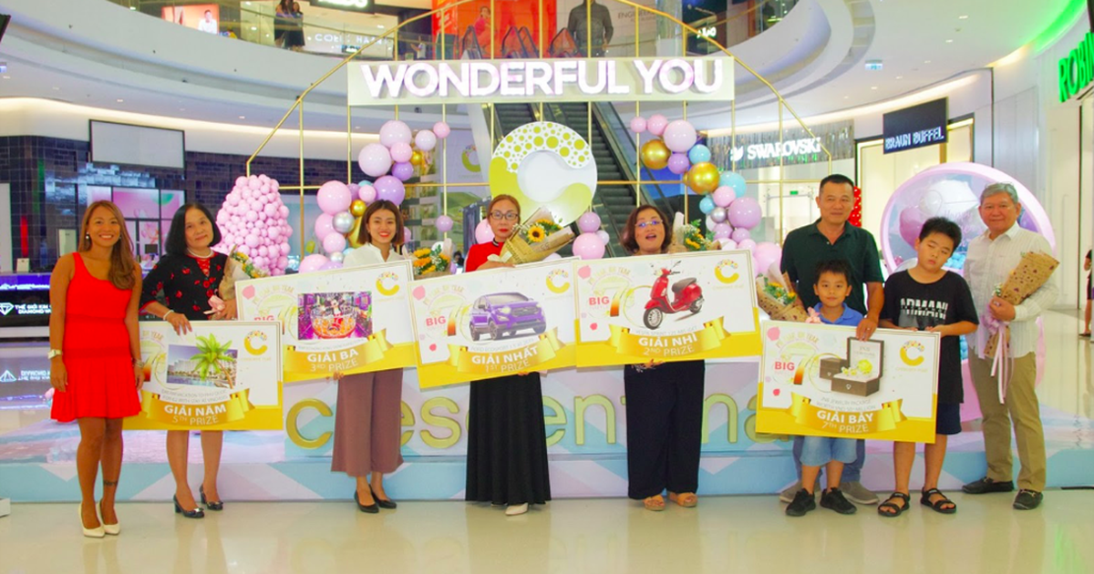 Mừng sinh nhật lần thứ 7, Crescent Mall trao thưởng loạt quà tặng hấp dẫn