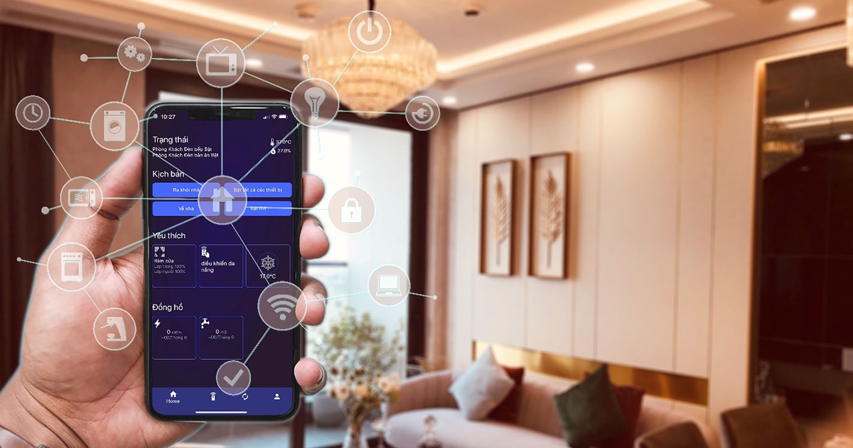 Dự án căn hộ tại Long Biên được vận hành công nghệ vạn vật kết nối (IOT)