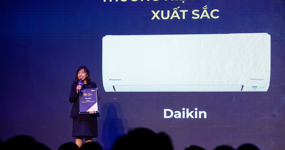 Daikin lần thứ hai nhận thương hiệu điều hòa xuất sắc tại Tech Awards