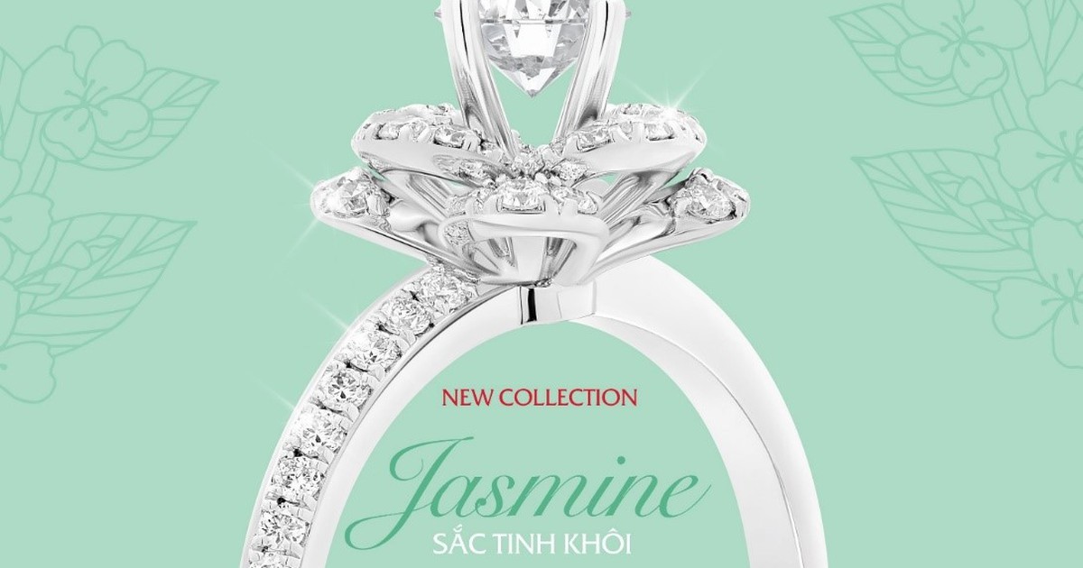 Khám phá bộ sưu tập kim cương siêu lý tưởng lấy cảm hứng từ hoa nhài