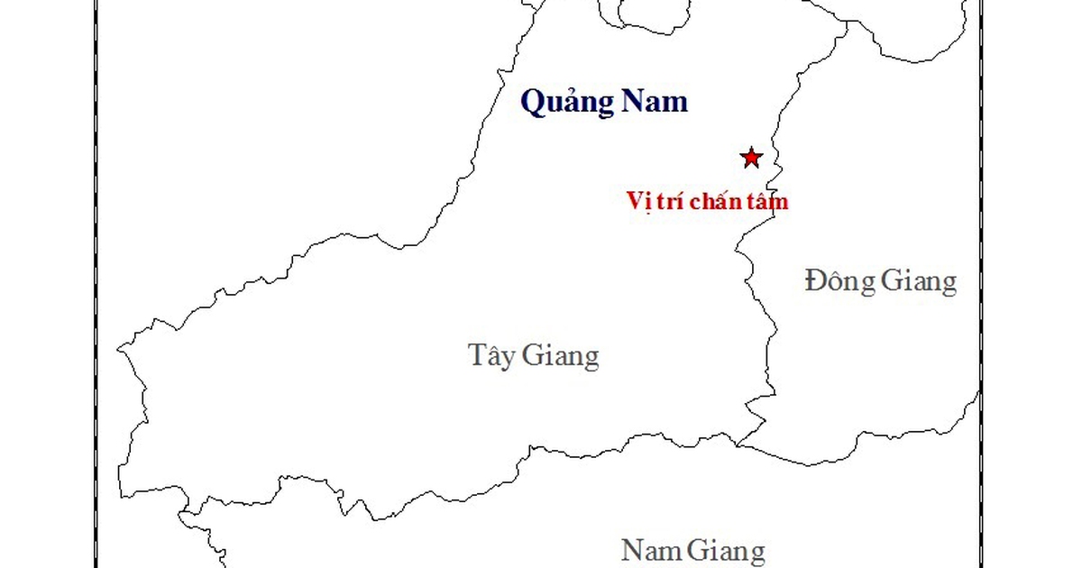 Động đất liên tiếp trên 3 độ Richter ở miền núi Quảng Nam