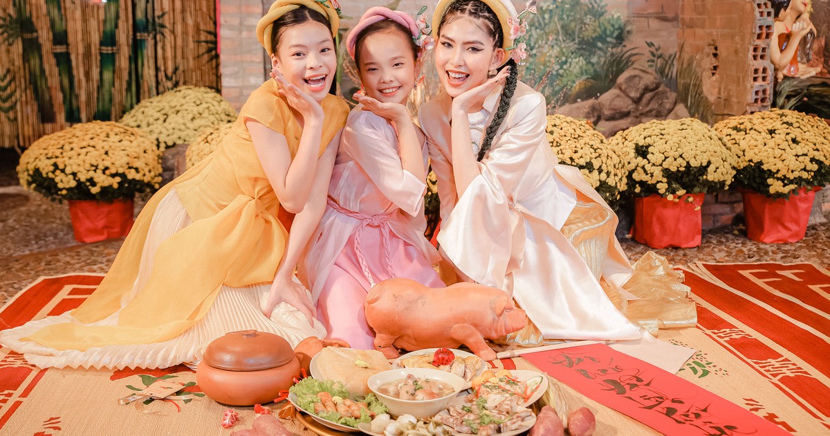 Tết cổ truyền thật gần trong bộ ảnh của thí sinh vòng chung kết Model Kid Vietnam