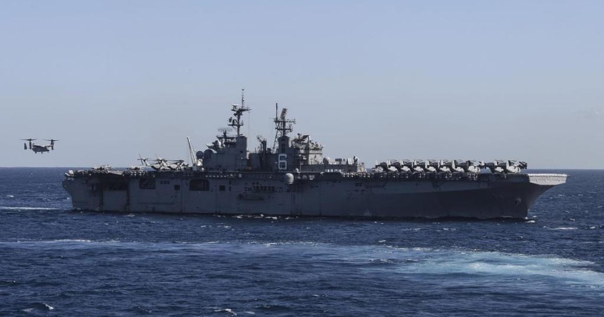 Hải quân Mỹ tập trận bắn đạn thật ở Biển Đông