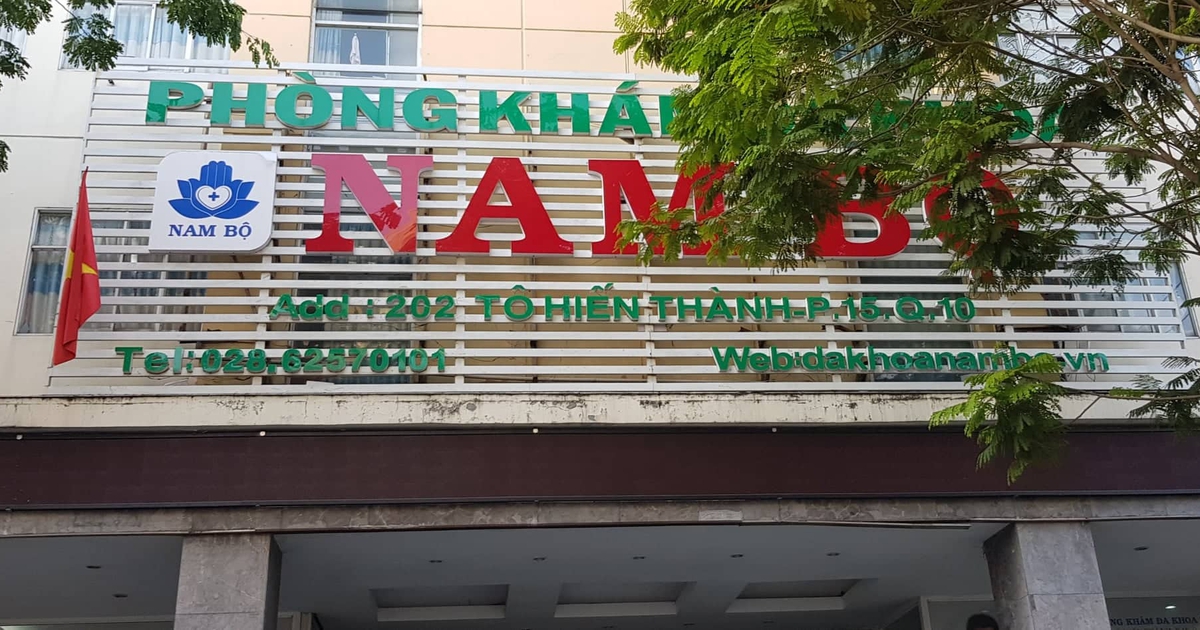 Thanh tra y tế TP.HCM phát hiện Phòng khám đa khoa Nam Bộ hoạt động 'chui'