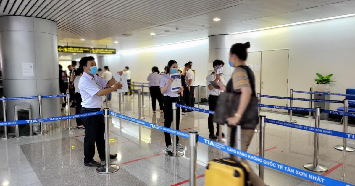 TP.HCM: Không kiểm tra kết quả xét nghiệm Covid-19 tại sân bay quốc tế Tân Sơn Nhất