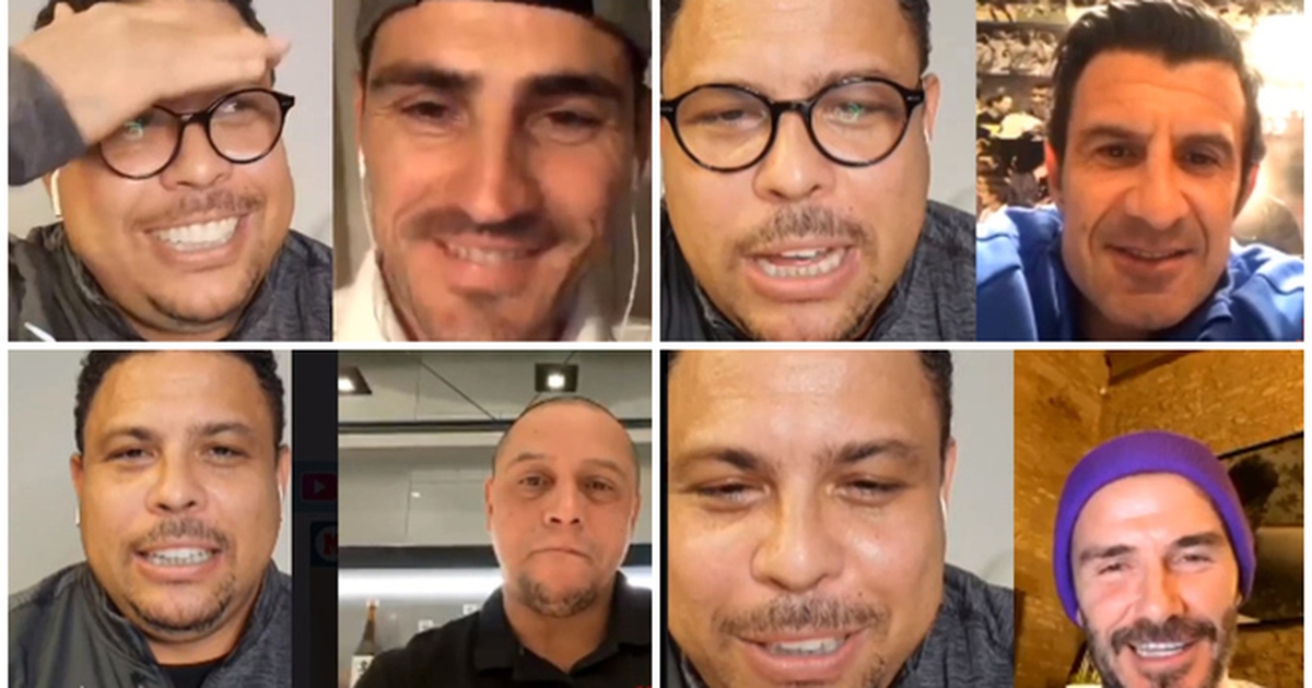Cách ly một mình, Ronaldo "béo" tụ tập đồng đội cũ trên mạng xã hội tâm sự