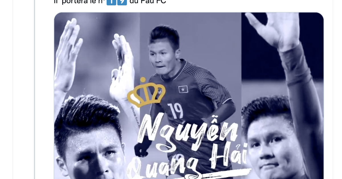 Pau FC chính thức giới thiệu Quang Hải cùng áo số 19 và đoạn video ấn tượng