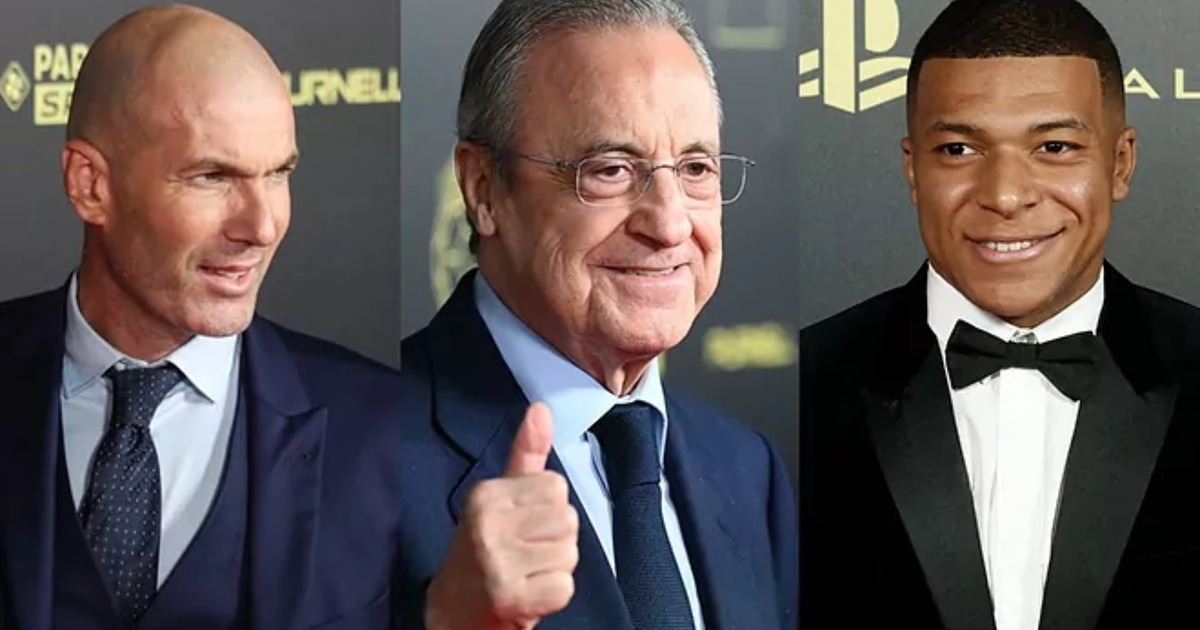 Chủ tịch Real Madrid nói lời bất ngờ với Mbappe tại lễ trao Quả bóng vàng