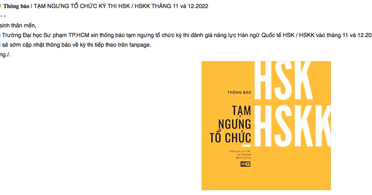 Hoãn thi chứng chỉ ngoại ngữ quốc tế khác ngoài tiếng Anh, trường đại học nói gì?