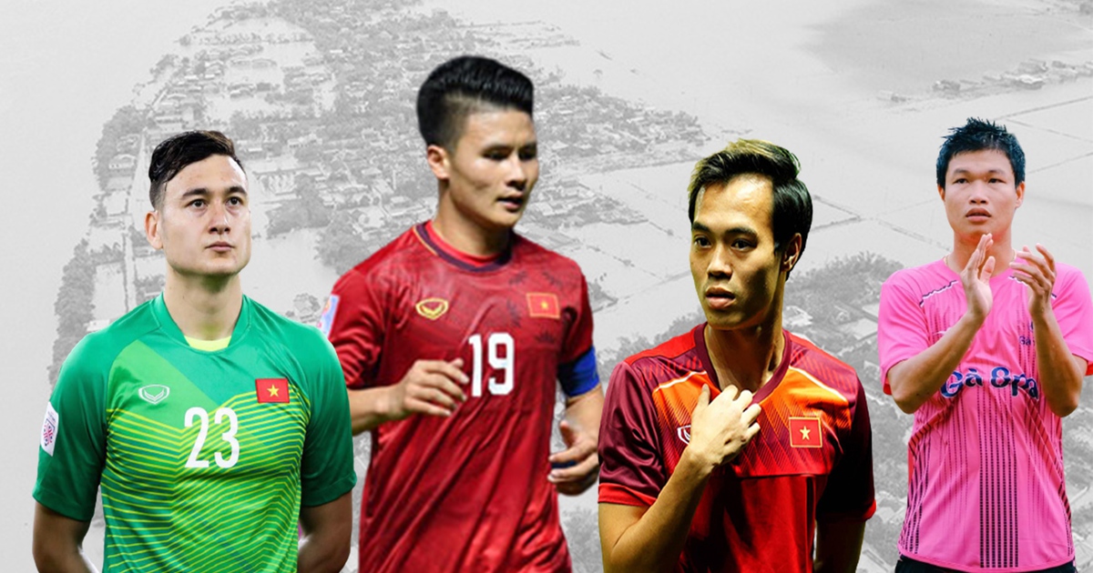 Hàng loạt tuyển thủ Việt Nam kêu gọi hướng về miền Trung ruột thịt