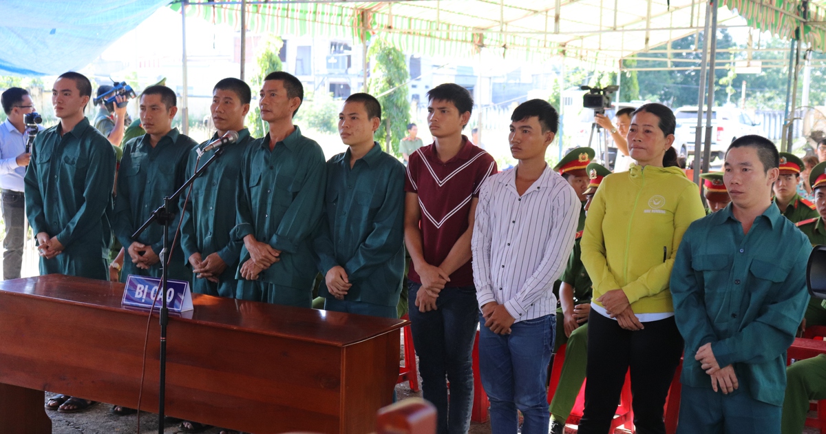 Xét xử sơ thẩm vụ án 'gây rối, đốt phá' ở Phan Rí, Bình Thuận