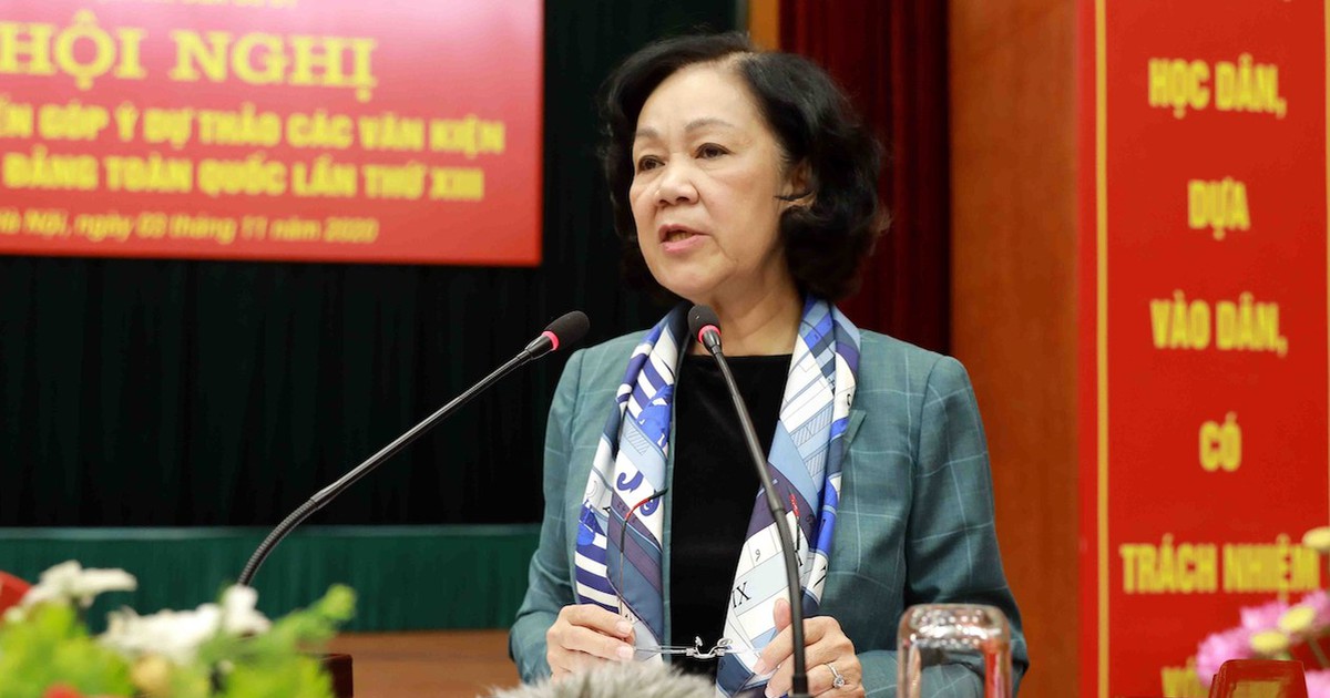 Bà Trương Thị Mai trở thành nữ Trưởng ban Tổ chức T.Ư đầu tiên của Đảng