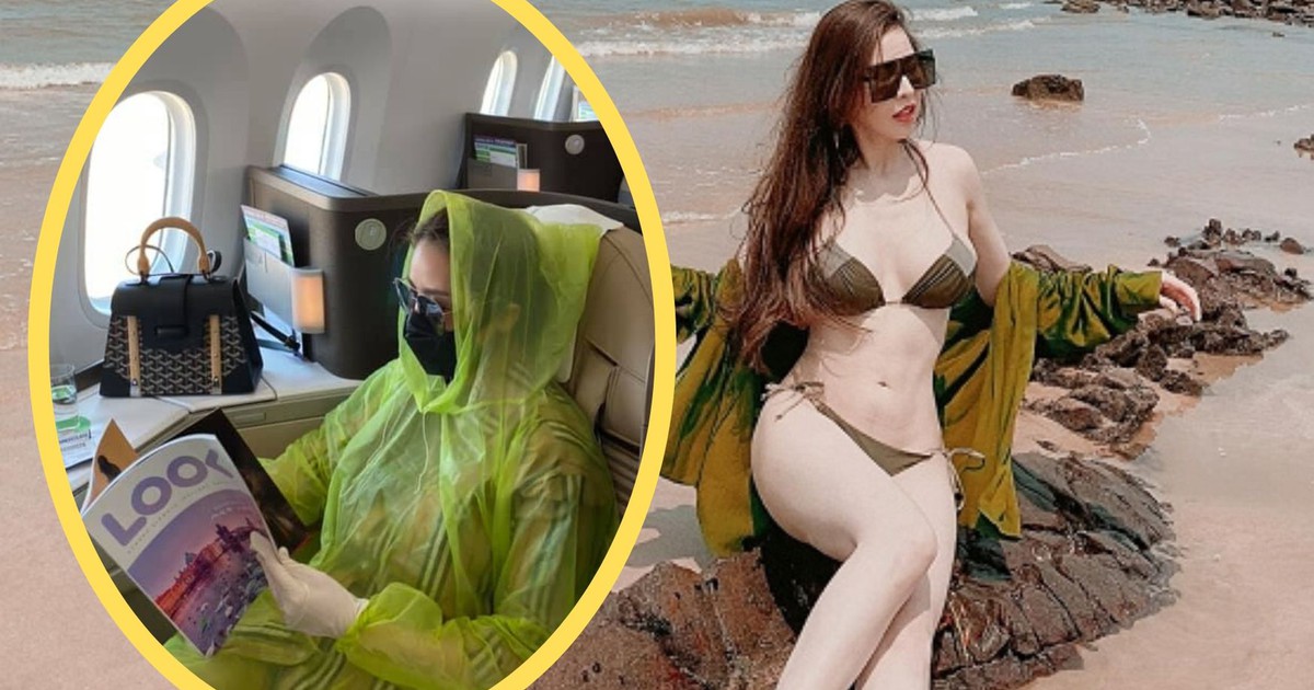 Sợ dịch Covid-19, Quế Vân mặc áo mưa lên máy bay: Ai nói điên tôi chịu