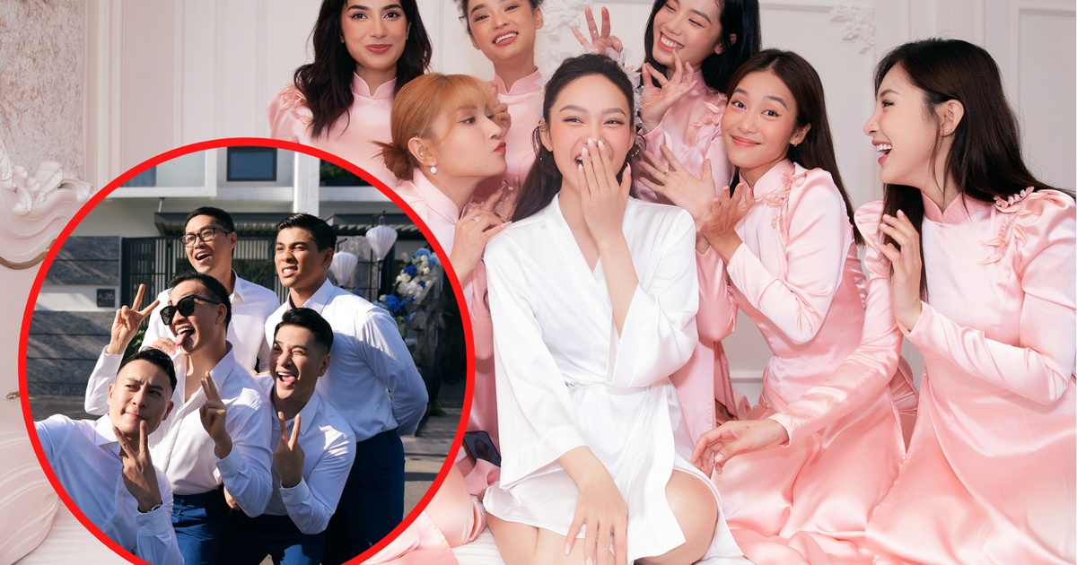 Lương Mạnh Hải tháp tùng chú rể sang hỏi cưới cô dâu Minh Hằng