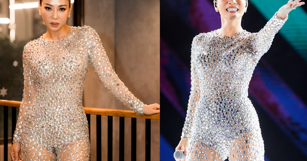 Thu Minh diện thiết kế xuyên thấu khoe sắc vóc gợi cảm ngày 'tái xuất'