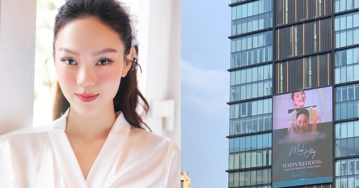 Minh Hằng được chúc phúc trên loạt bảng quảng cáo lớn ở TP.HCM