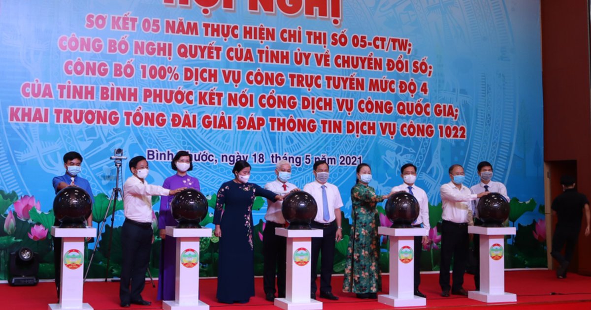 Bình Phước công bố nghị quyết về chuyển đổi số