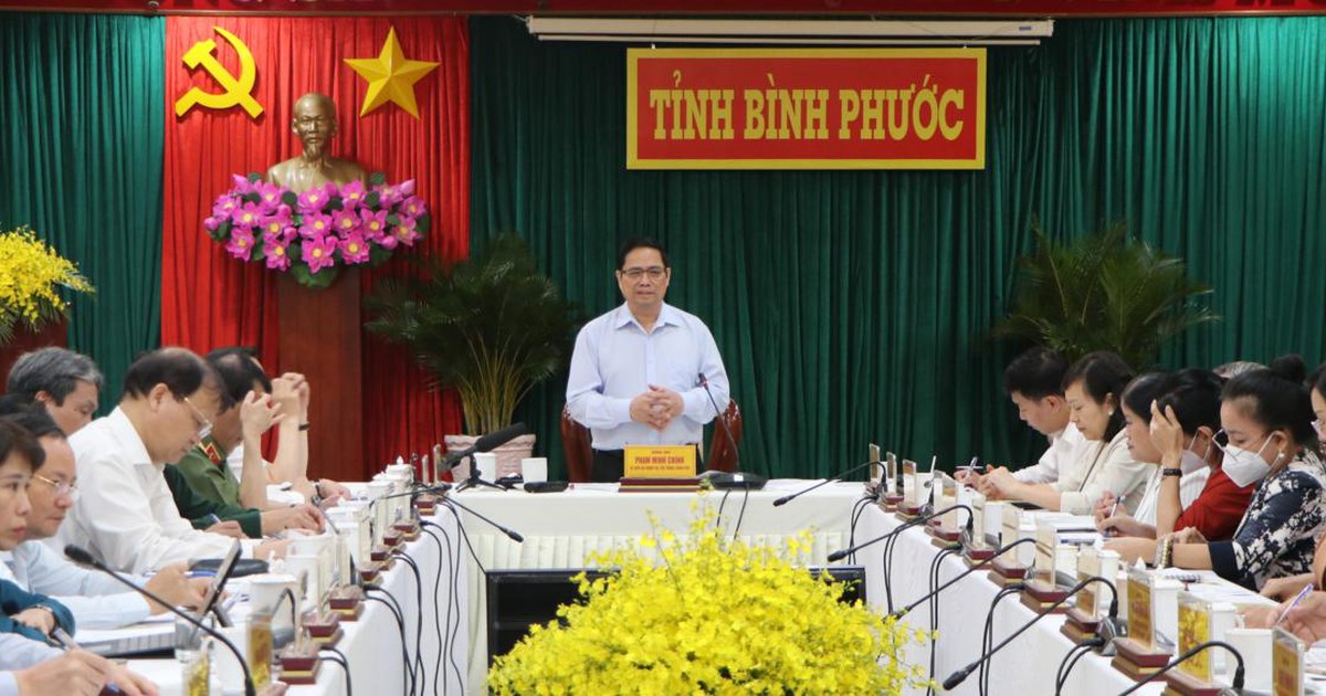 Thủ tướng Phạm Minh Chính: Sớm nghiên cứu xây cầu Mã Đà nối Bình Phước - Đồng Nai