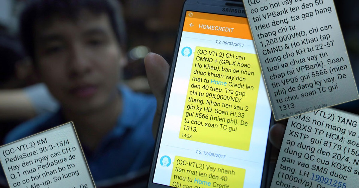 Tin rác biến tướng 'dội bom' khách hàng