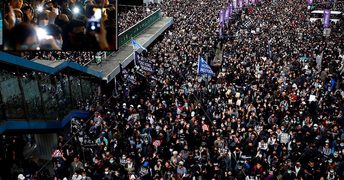 Hồng Kông biểu tình lớn nhất sau bầu cử