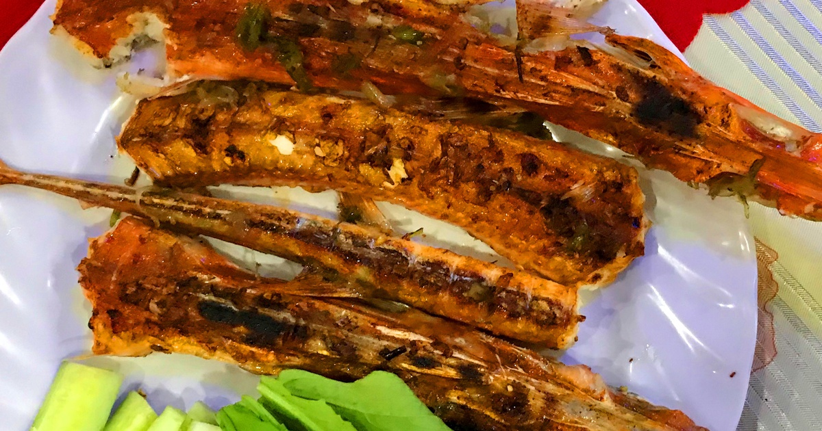 Cá tào lao nướng, không sướng mới lạ