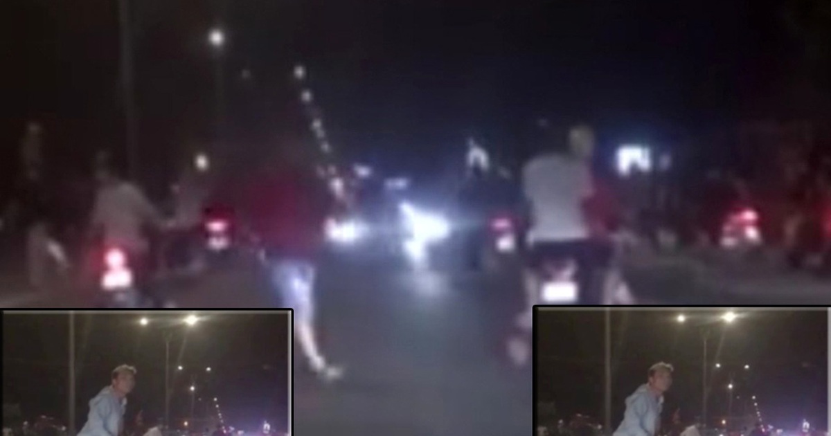 Nóng trên mạng xã hội: 'Quái xế' táo tợn chặn QL1 để đua xe