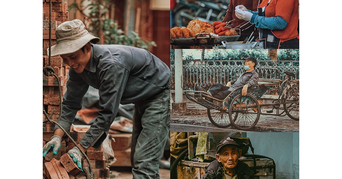 2 chàng trai 'chụp lén' người mưu sinh rồi in ảnh tặng nhân vật