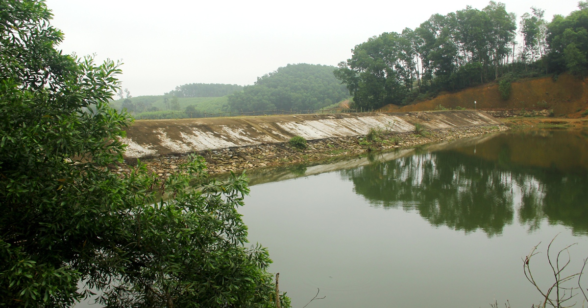 Đập thủy lợi tiền tỉ nhưng không có tác dụng