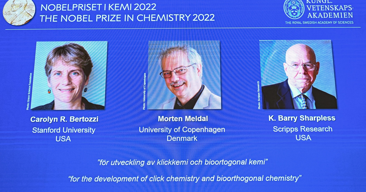 Nobel Hóa học 2022 vinh danh nghiên cứu về phân tử