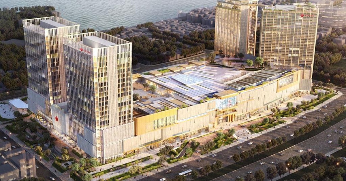 Cát Vạn Lợi cung cấp vật tư cơ điện thi công dự án Lotte Mall Hà Nội