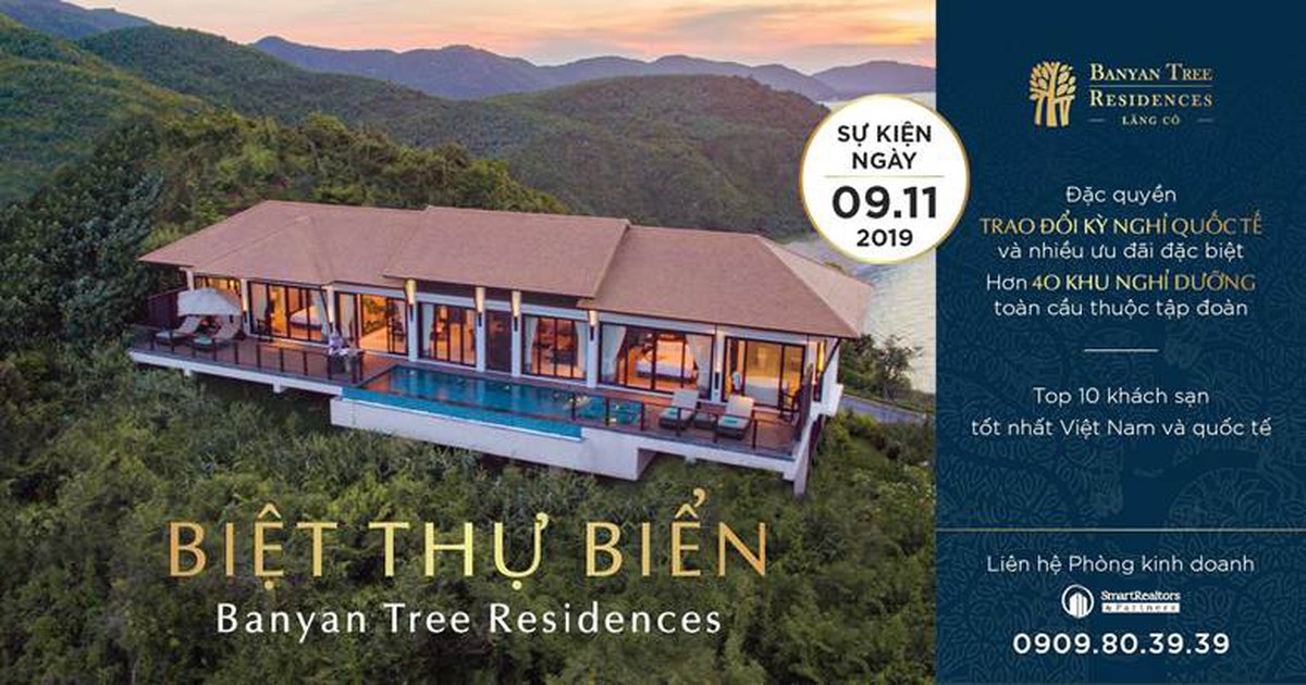 Sự kiện tham quan biệt thự biển Banyan Tree Residences