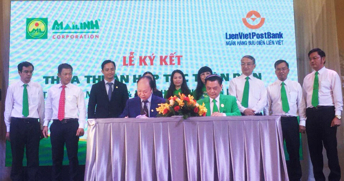 LienVietPostBank thỏa thuận hợp tác toàn diện với Tập đoàn Mai Linh