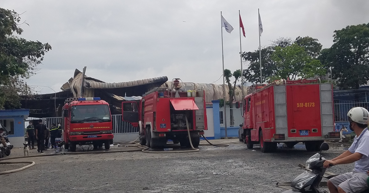 TP.HCM: Cháy lớn kho hóa chất tại H.Bình Chánh, 1 người nguy kịch