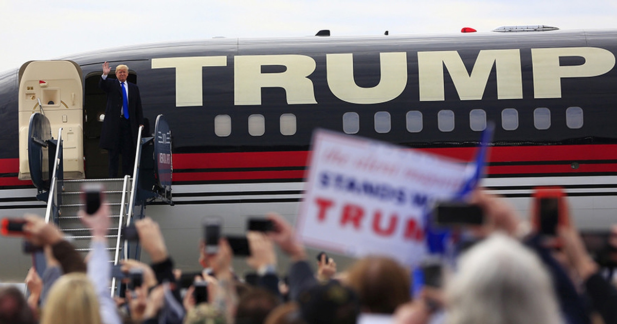 Donald Trump dùng máy bay đã quá hạn đăng ký