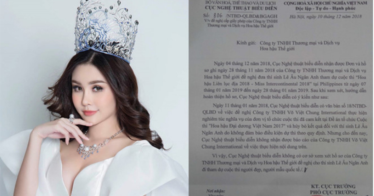 Cục NTBD làm việc với đơn vị đưa Lê Âu Ngân Anh đi thi quốc tế