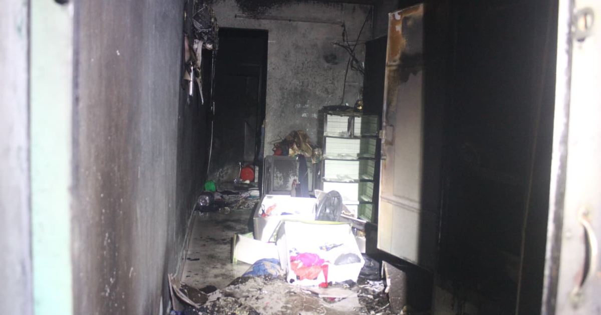 Một người nghi tự thiêu trong đêm vì buồn chuyện gia đình